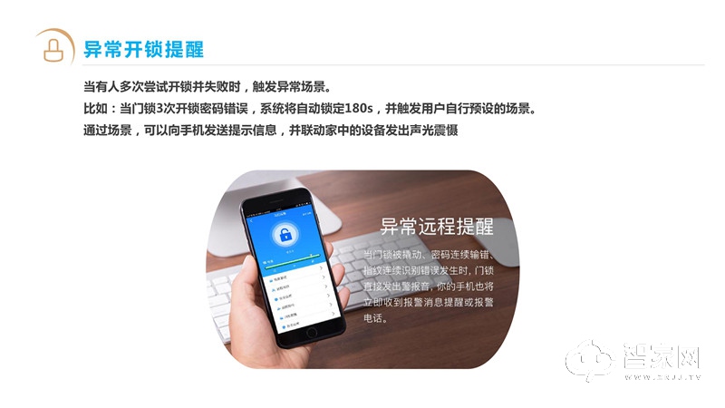 Ohh全感知智能锁 滑盖指纹密码锁 APP远程开锁