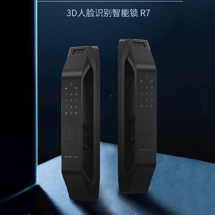 德施曼3D人脸识别智能指纹锁 R7家用防盗门密码锁