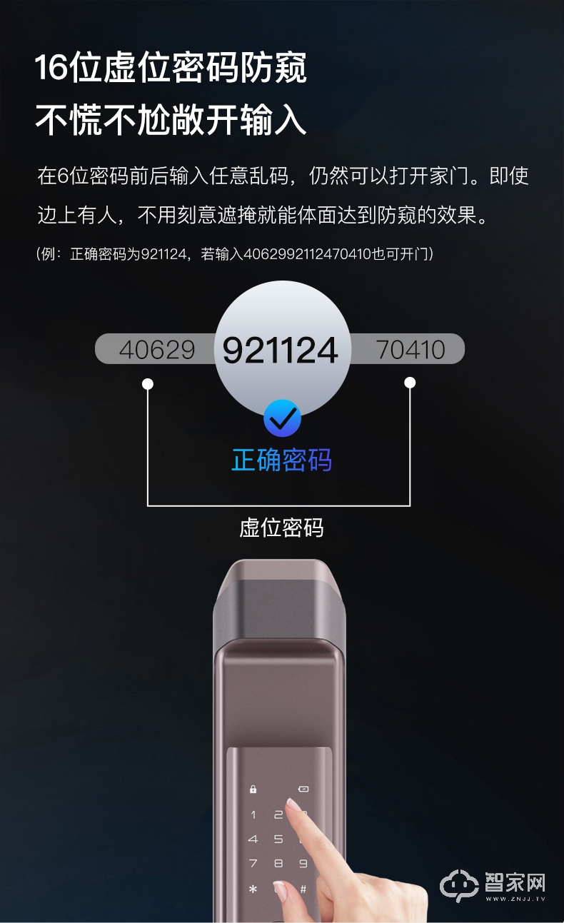 德施曼Q6智能电子门锁 盗门密码锁