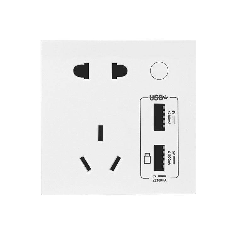 必格ZigBee国标智能墙壁插座10A