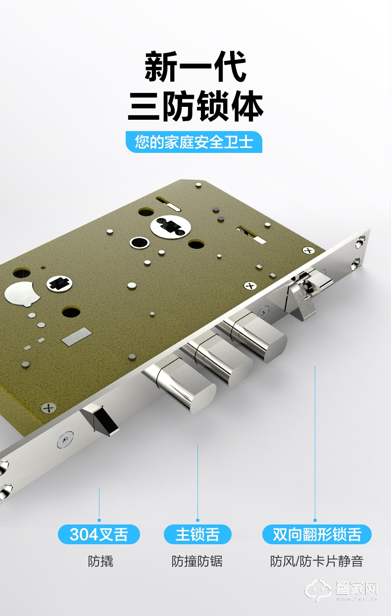 飞利浦智能锁 DDL701E家用防盗门电子锁密码锁.jpg