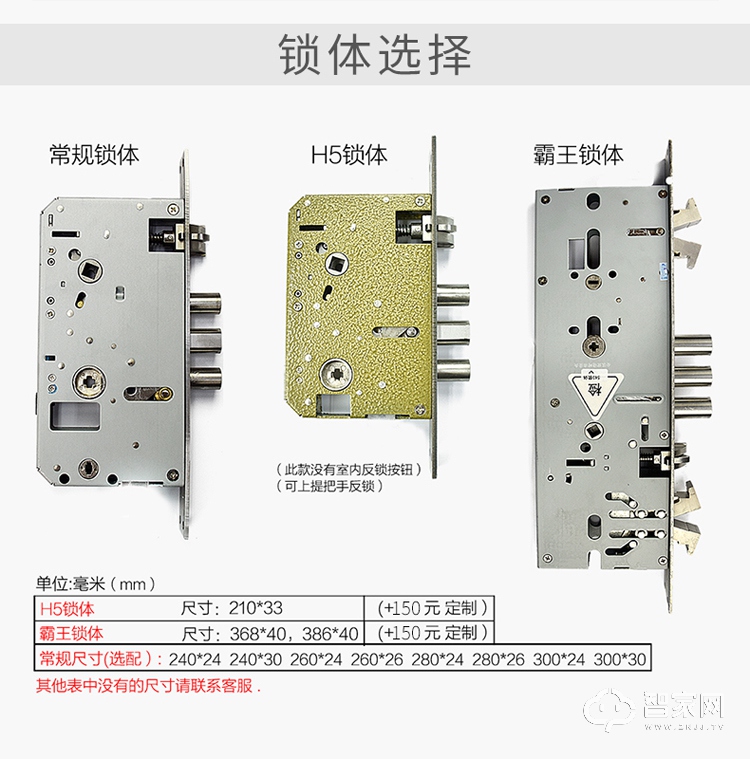 郡旗指纹锁-智能锁防盗门密码防盗锁