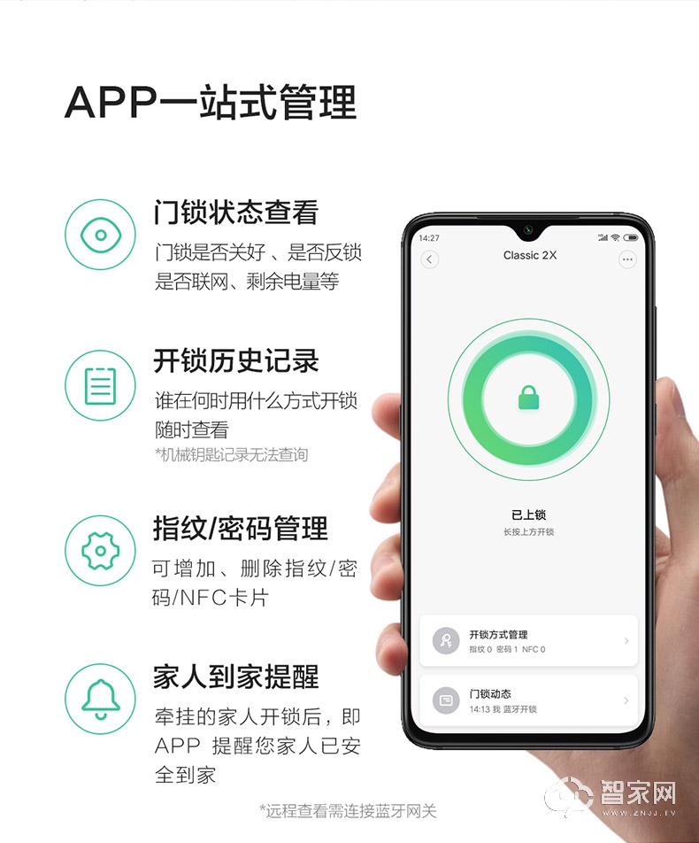 鹿客智能锁Classic 2X指纹锁
