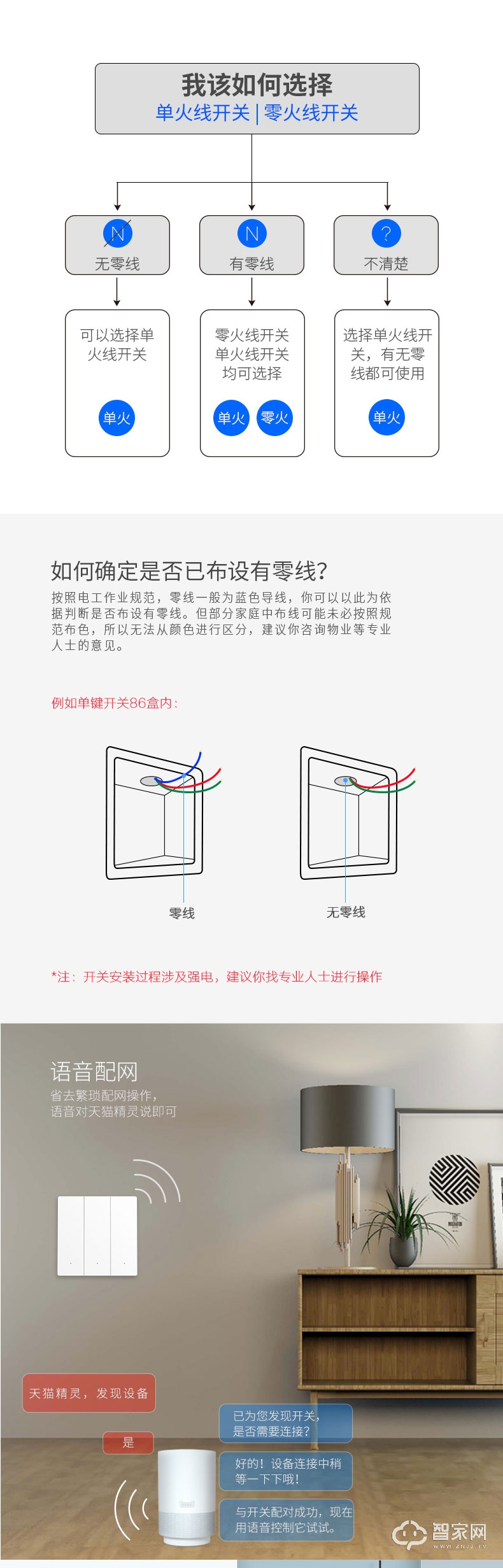 平头熊单火线智能开关