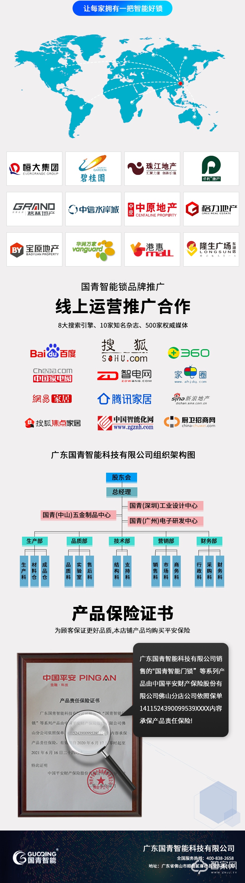 国青全自动可视猫眼智能锁G6 触摸门铃 自动抓拍