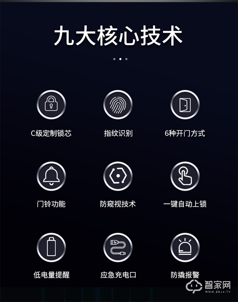 科林施智能锁智享X1 智能修补指纹 自动开门上锁 
