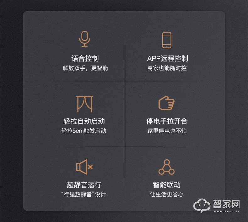 向往智能家居电动窗帘电机 app遥控自动轨道天猫精灵智能家用